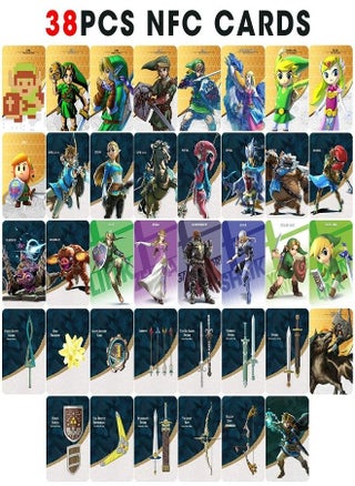38 Pcs The Legend Of Zelda Amiibo Mini Card Sensor Card Set Breath of the Wilderness Tears Of The Kingdom Of Zelda Amiibo Linkage Card - pzsku/ZB13FB06C60ABB017436BZ/45/_/1691415485/8eeb04af-8f87-4f5a-b314-eab425ca456a