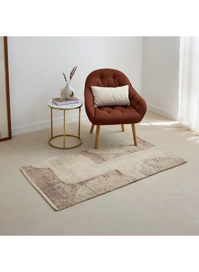 هوم بوكس Aizel Bianca Stripe Cotton Dhurrie 90 x 60 cm