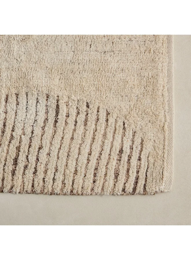هوم بوكس Aizel Bianca Stripe Cotton Dhurrie 90 x 60 cm