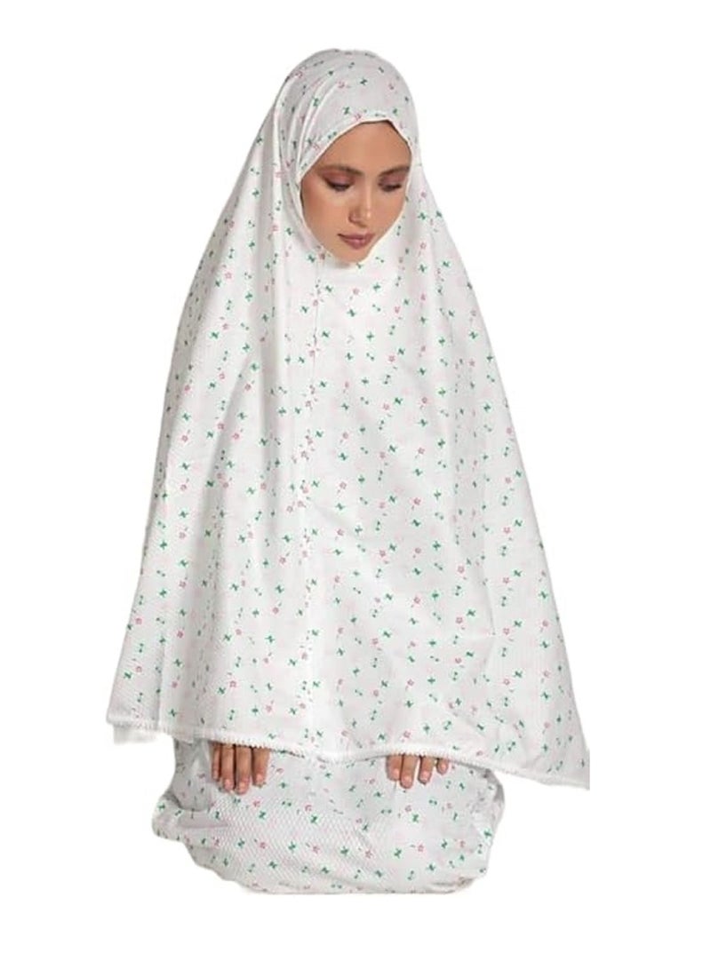 طقم صلاة حديث من قطعتين بتصميم أنيق ومصنوع من قماش عالي الجودة مثالي لمظهر روحاني متميز واستخدام يدوم طويلاً - الحجم M - Image 1