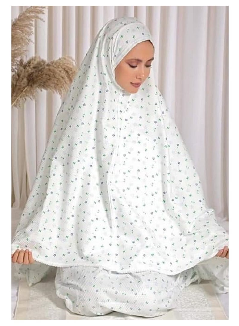 طقم صلاة حديث من قطعتين بتصميم أنيق ومصنوع من قماش عالي الجودة مثالي لمظهر روحاني متميز واستخدام يدوم طويلاً - الحجم M - Image 2