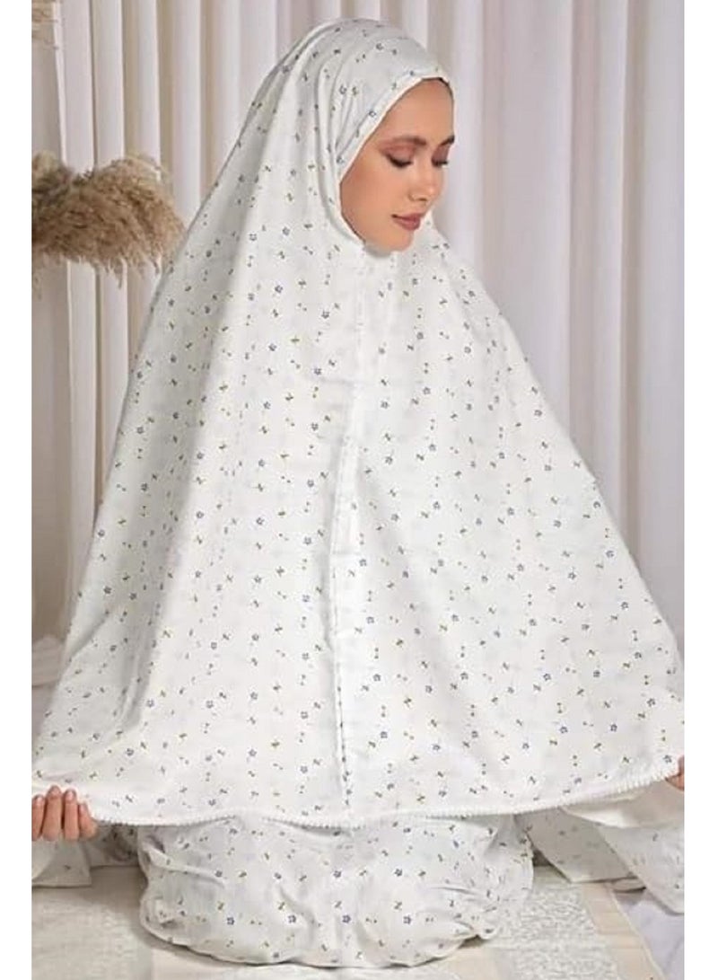 طقم صلاة حديث من قطعتين بتصميم أنيق ومصنوع من قماش عالي الجودة مثالي لمظهر روحاني متميز واستخدام يدوم طويلاً - الحجم M - Image 3