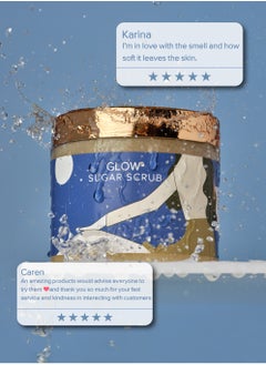 Khan El Kaser Body Scrub - Glow | 500g | Brightening and Exfoliating with White Turmeric  - Image 4