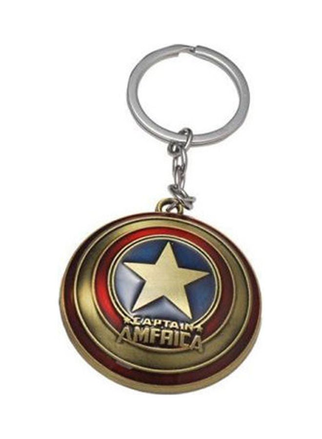 Captain America Shield Car Truck Suv Boat Home Office Metal Keychain Pendant Key Chains Multicolour