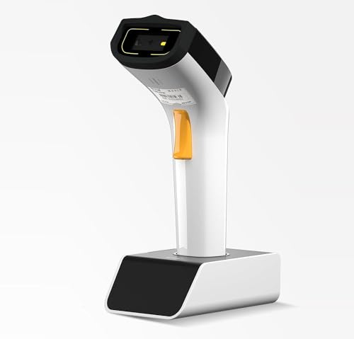 NETUM Wireless WiFi 2D Barcode Scanner Connect with TCP UDP Network Protocols Hands Free Automatic Sensing Bar Code Reader 1D 2D QR pdf417 Scan Gun Suitable for Inventory POS Industry DS2800 - Image 1