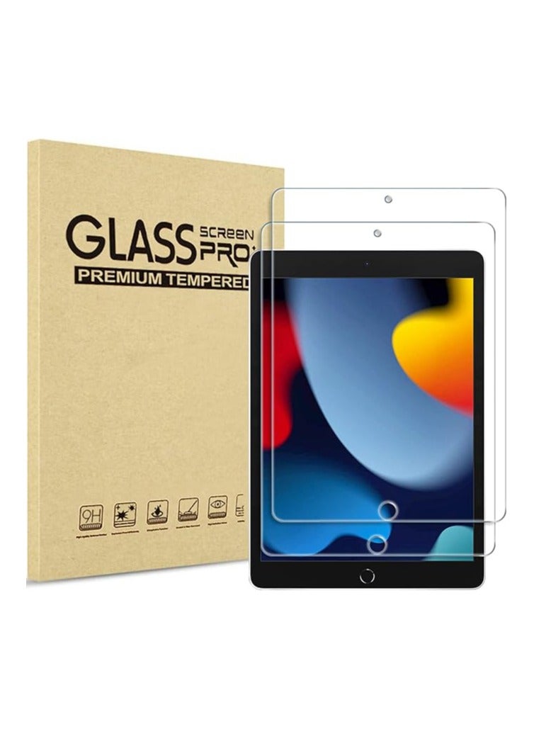 OMAKSS [2-Pack] for iPad 10.2  Genration (9th 2021/ 8th 2020/ 7th 2019) Screen Protector, Tempered Glass - Image 1