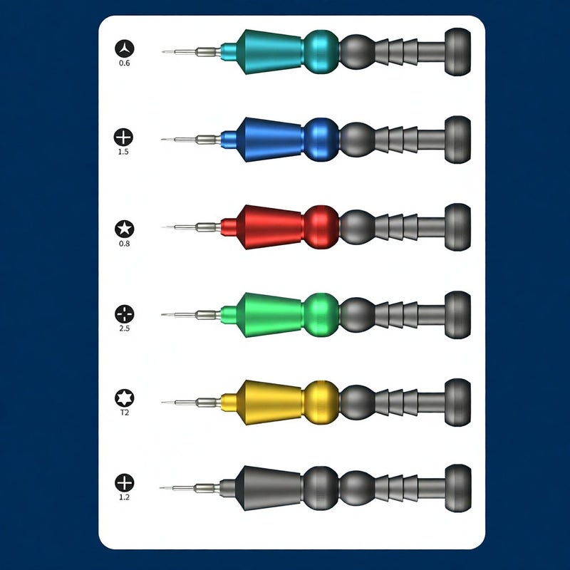 Magnetic Screwdriver Mini Multi-Function Screwdriver for Watch Eyeglasses Smartphone Repairing Portable Hand Tools - Image 4
