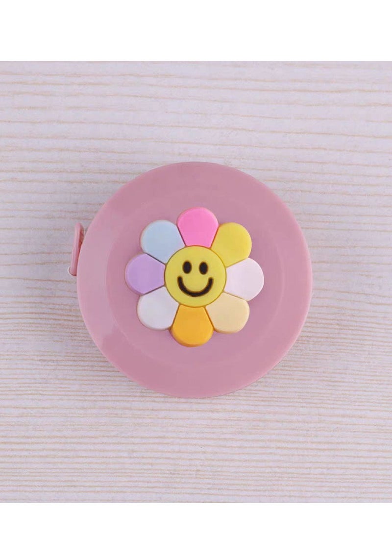 شريط قياس صغير ناعم قابل للسحب مقاس 150 سم لقياس الجسم والخصر وخياطة القماش - Image 3