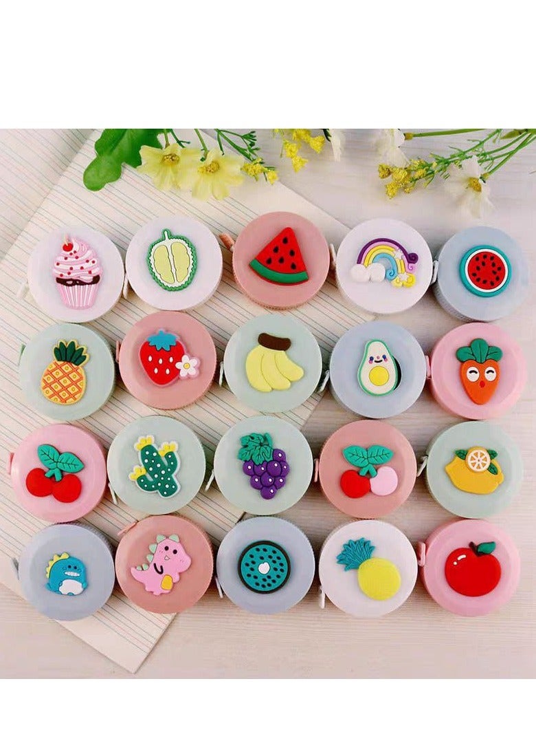 شريط قياس صغير ناعم قابل للسحب مقاس 150 سم لقياس الجسم والخصر وخياطة القماش - Image 5