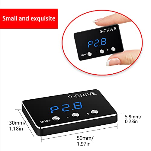 Qagea Throttle Response Controller 9 Drive Modes Smart Electronic Racing Accelerator Compatible with Ford F150 F250 Raptor Fusion Focus Grand Mondeo Ranger Transit Mazda 5 6 BT-50 CX-9 - Image 5