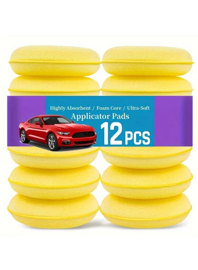 Generic 12-piece wax polishing sponge - Image 1