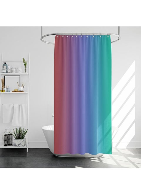 ISN Nordic J Simple Gradient Shower Curtain Bathroom Door Curtain Partition Cloth Curtain Curtain Fabric Polyester Waterproof Mildew Proof