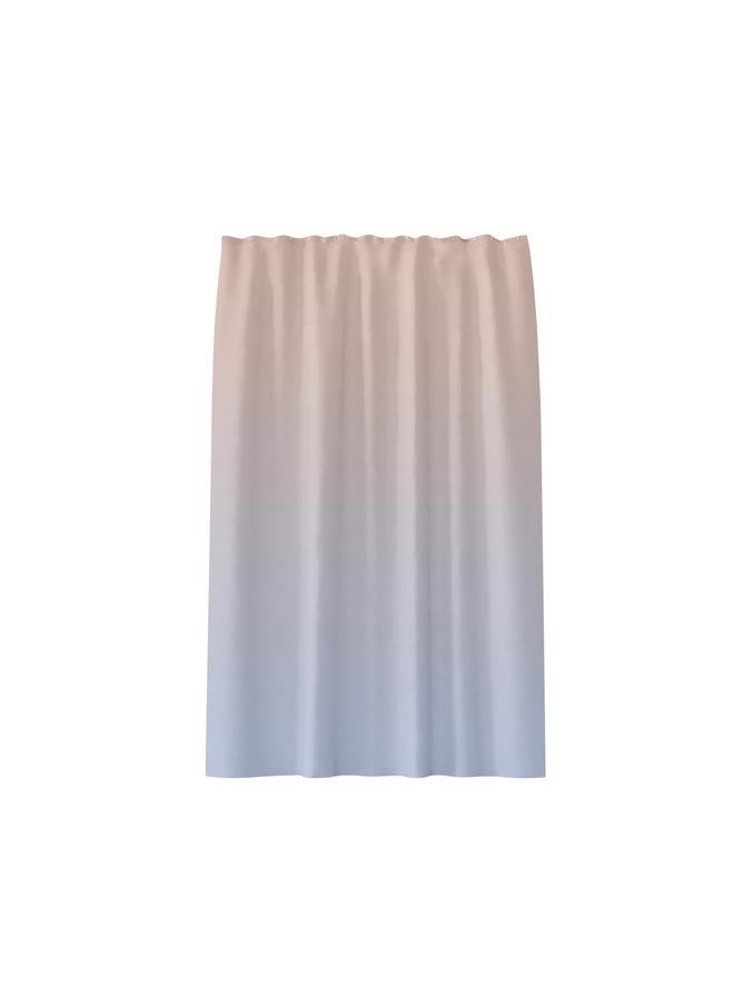 ISN Nordic J Simple Gradient Shower Curtain Bathroom Door Curtain Partition Cloth Curtain Curtain Fabric Polyester Waterproof Mildew Proof