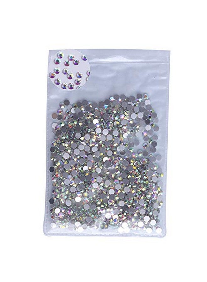 PrettyG 2880Pcs Ss10 Nail Crystals Ab Coating Nail Art Sparkly Round Flatback Rhinestones Nonselfadhesive Abs10 - Image 1