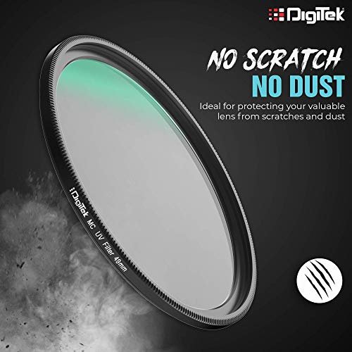 DIGITEK® (MCUV49MM) 49mm MC UV Filter with 16 Multi-Coated Layers for DSLR Camera Lens Protection from UV Rays, Dust & Scratches - Image 2