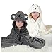 SEVDO 2Pcs Baby Hooded Towel31 31 in Toddler Bath Towels for Newborn BabiesToallas de Bao para BebeOrganic Infant Kids Boy Essentials 13 - Image 2