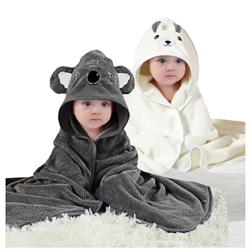 SEVDO 2Pcs Baby Hooded Towel31 31 in Toddler Bath Towels for Newborn BabiesToallas de Bao para BebeOrganic Infant Kids Boy Essentials 13 - Image 1
