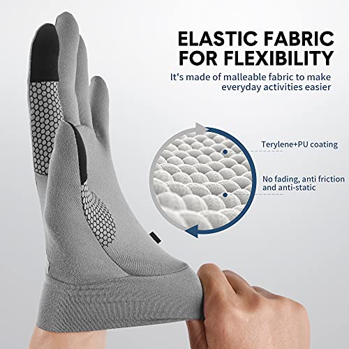 MCTi Glove Liner Touch Screen Lightweight for Winter Running Texting - Image 4