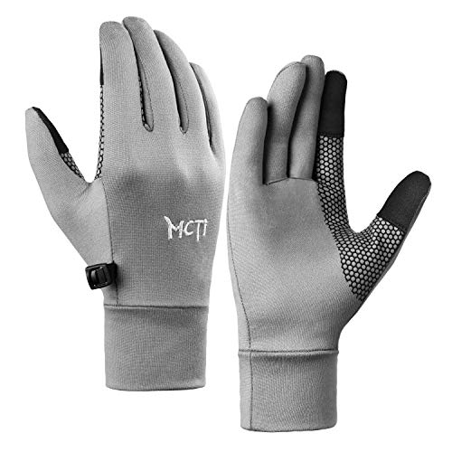 MCTi Glove Liner Touch Screen Lightweight for Winter Running Texting - Image 1