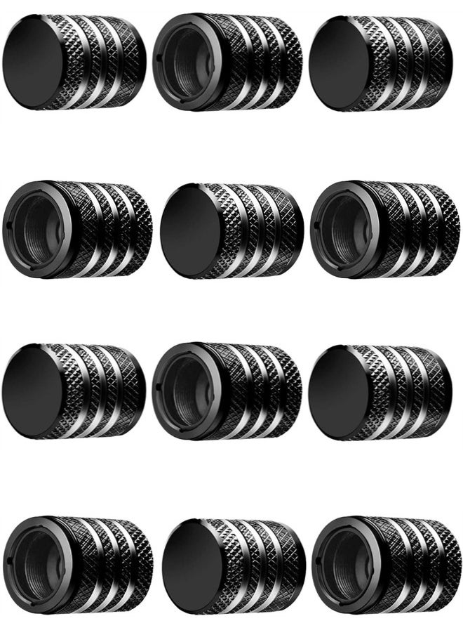 Generic Tyre Valve Caps, 12pcs Tire Valve Stem Cap Cover Tyre Valve Covers Corrosion Resistant Leak-Proof Universal Stem Covers for Cars, Bike and Motorcycles  - Image 1