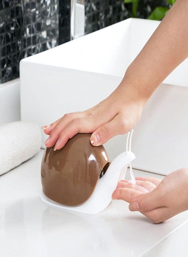QUIRA Snail-Shape Liquid Soap Dispenser-120ml Portable Snail Shape Liquid Soap Dispenser Hand Wash - Image 4