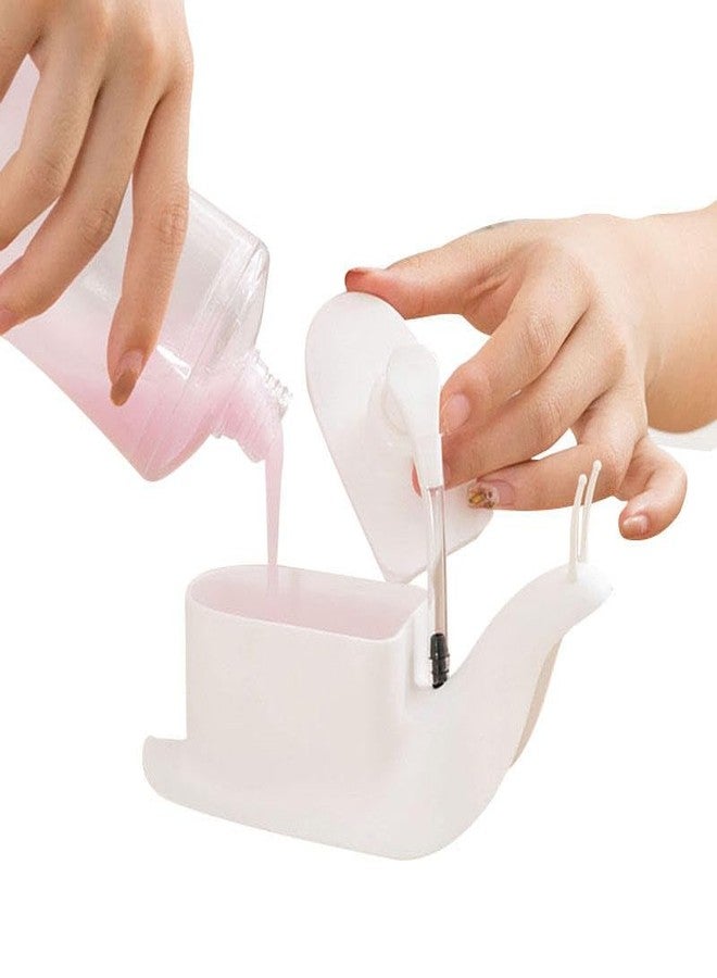 QUIRA Snail-Shape Liquid Soap Dispenser-120ml Portable Snail Shape Liquid Soap Dispenser Hand Wash - Image 3