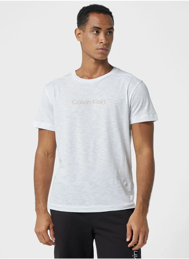 CALVIN KLEIN Logo Crew Neck T-Shirt