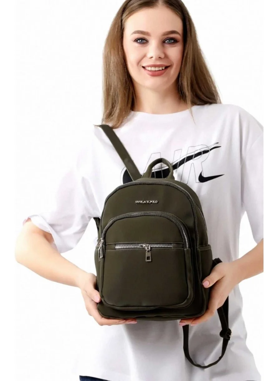 Tezzgelsin Unisex Waterproof Satin Artificial Leather Daily Use Backpack