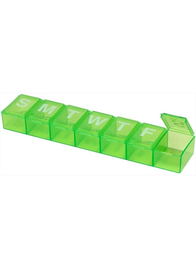 Ezy Dose - Weekly (7-Day) Pill Organizer, Vitamin Case, and Medicine Box, X-Large Compartments, Color May Vary - Image 1