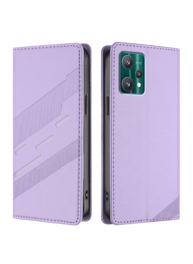S-TOP Case For Realme 9 Pro Embossed Multi-functional Wallet Retro Leather Phone Case - Image 2