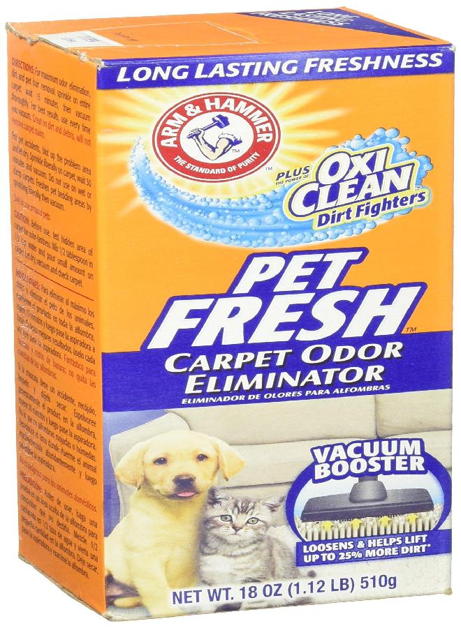 Arm & Hammer Pet Fresh Carpet Odor Eliminator Plus Oxi Clean Dirt Fighters, 1.12 Lb - Image 3
