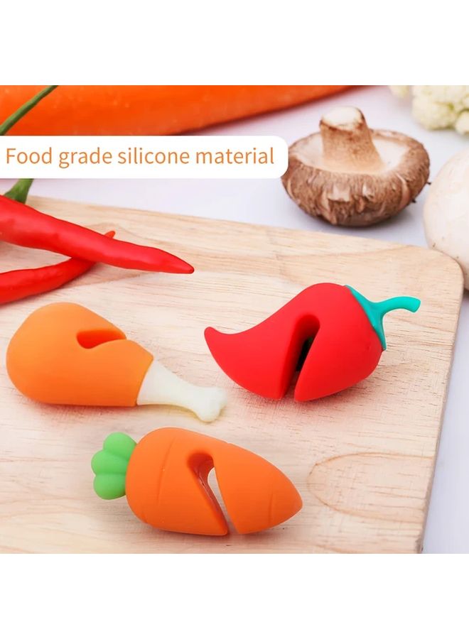 Pot Lid Raiser 3pcs Leak Proof Heat Resistant Silicone Lid Lifter Non Slip Kitchen Accessory - Image 5