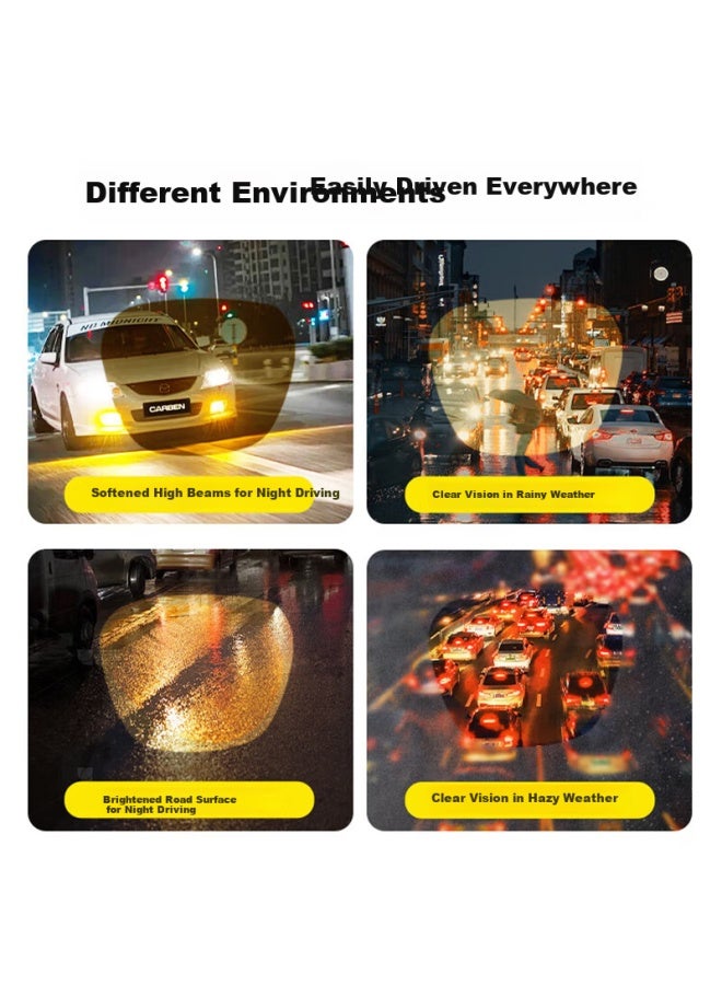 Caponi Photochromic Sungl Uni Day And Night Vision Driving Gl Anti-glare Night Driving Eyewear - Image 4