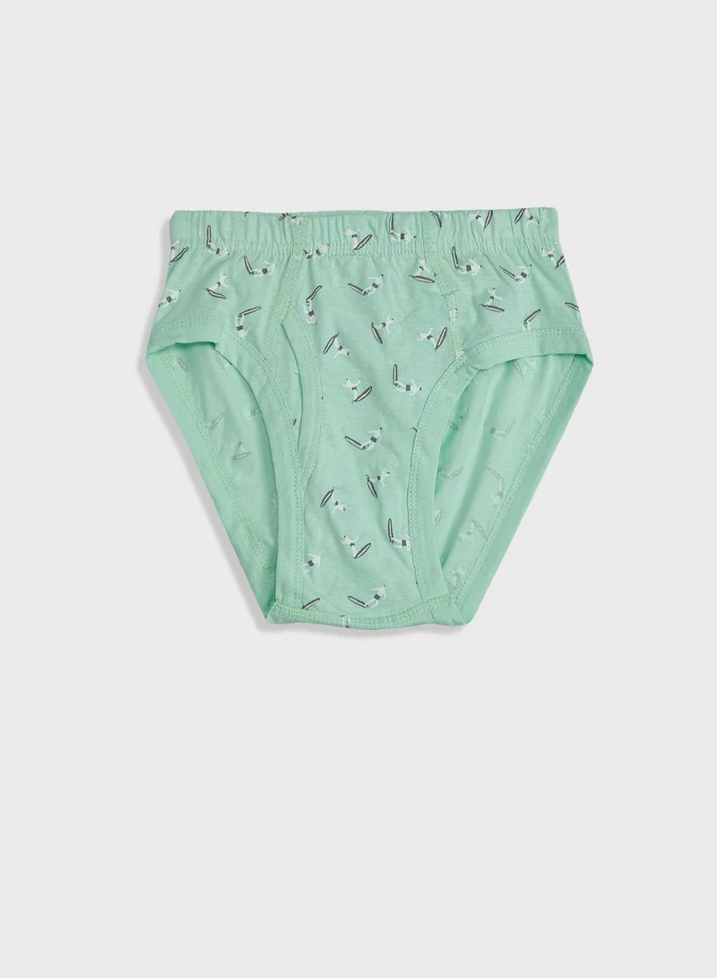 Pinata Pack Of 5 Printed Boys Briefs