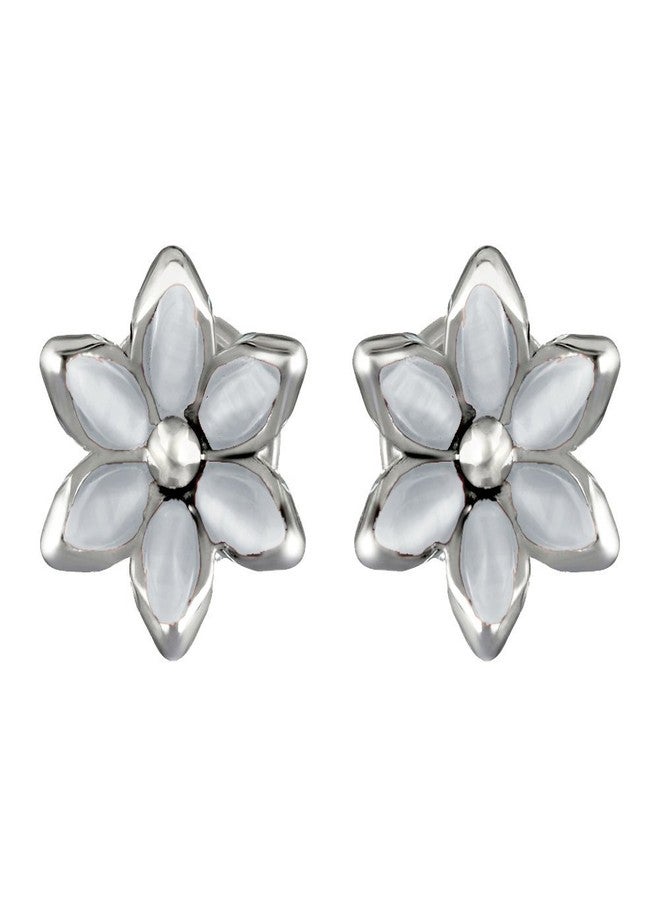 Mahi Stud Earrings for Women (Grey) (ER1109418RGry) - Image 1
