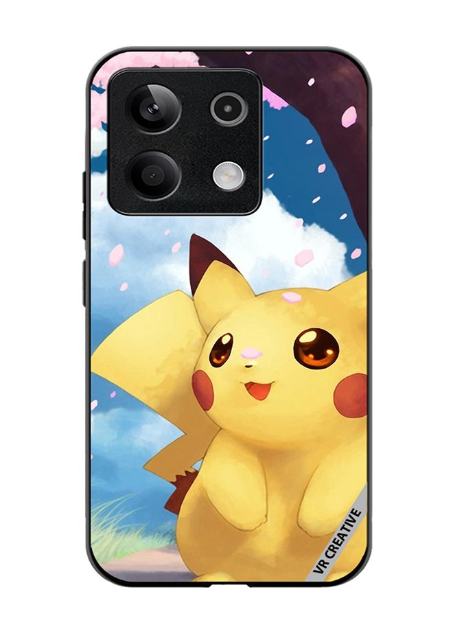 VR CREATIVE Protective Case Cover For Xiaomi Poco X6 Spring Pikachu Design Multicolour - Image 1