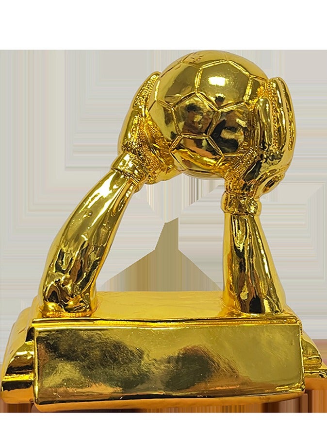 European Cup Goalkeeper, Shooter, Golden Ball Resin Trophy, Gloves Trophy, Football Goalkeeper Trophy - Image 1