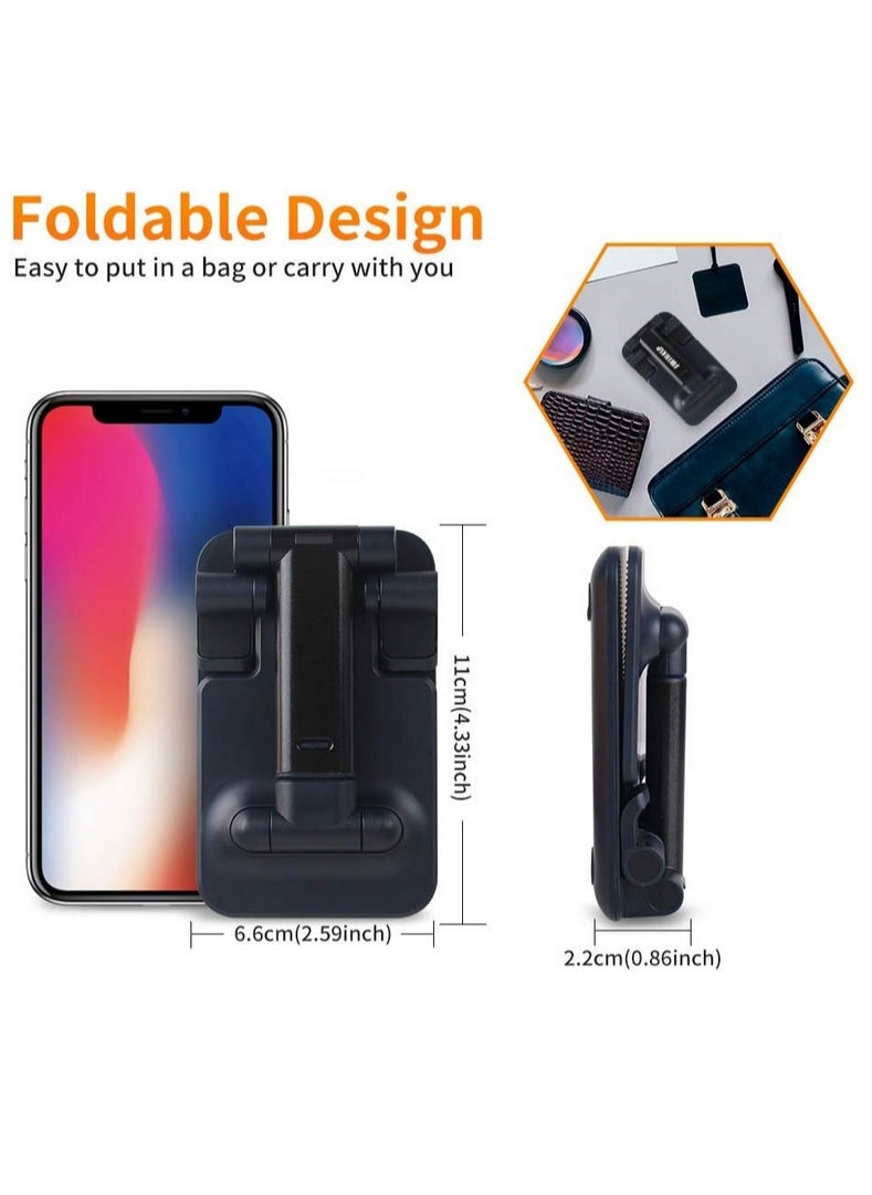 Generic - Adjustable Cell Phone Stand, Foldable Tablet Stand Mobile Phone Mount, Desk Holder, Desktop Charging Base, Alloy Material is More Stable, Compatible with All Smart Phones / 4-10 inch Tablet - Image 1