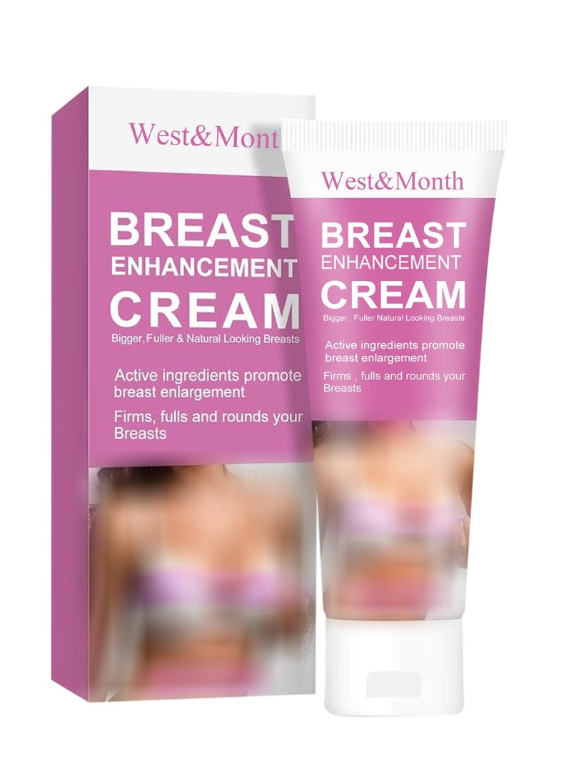 West&Month 100g  Rapid Growth, Firming and Lifting Cream, Nourishing and Gathering Bust , Perfect Body Curves - Image 1
