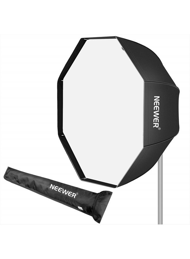 Neewer 37.5inches/95centimeters Octagon Softbox with Carrying Bag Compatible with Speedlite, Studio Flash, Portable Umbrella Soft Box for Photo Studio Portrait Product Photography - Image 1
