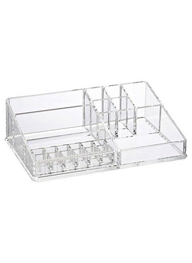 Lifestyle-You - Luxury Acrylic Cosmetics Organiser Tray With Removable Lipstick Holder - Image 1