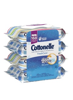 Cottonelle Cottonelle Fresh Care Flushable Cleansing Cloths, 42 Sheets, Count of 4 (packaging may vary)  - Image 2