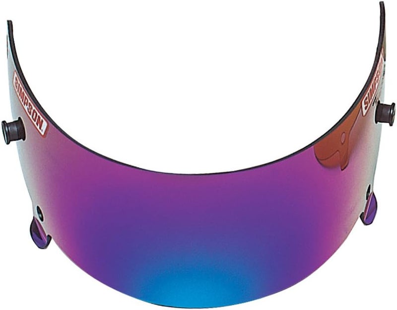 Simpson Racing 89402 Shield-Iridium/Metalized Bandits/Diamond Back Helmet