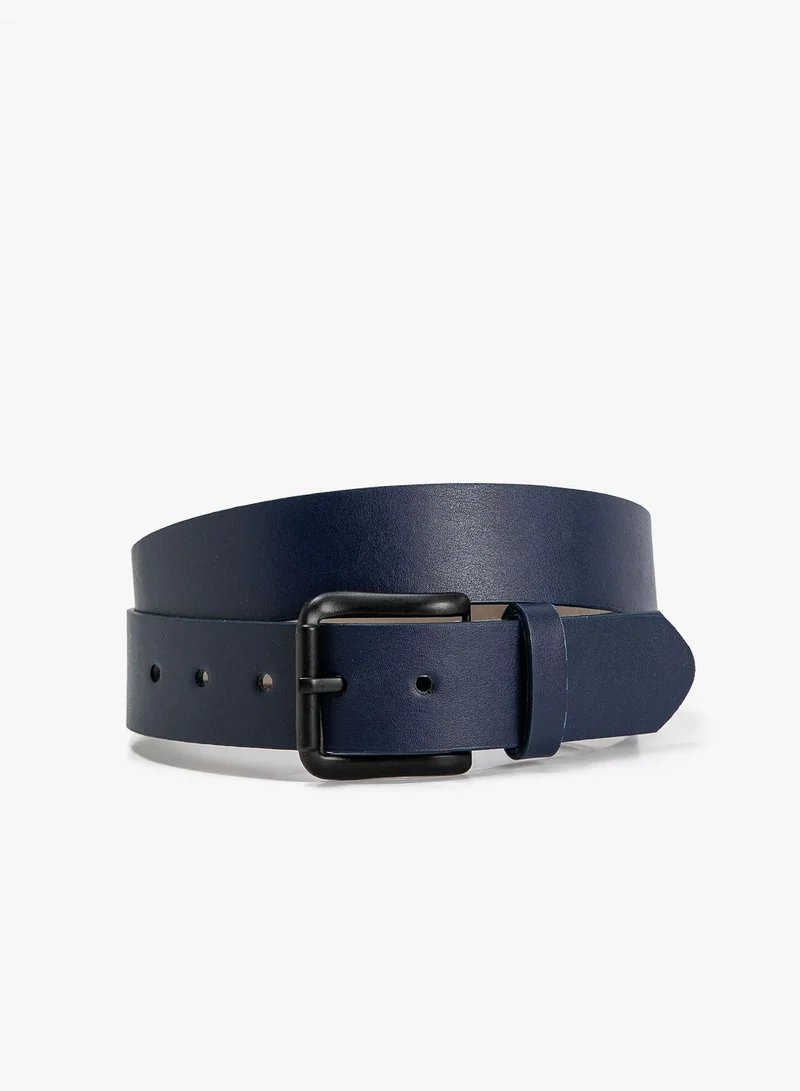 KOTON Faux Leather Buckle Detail Belt