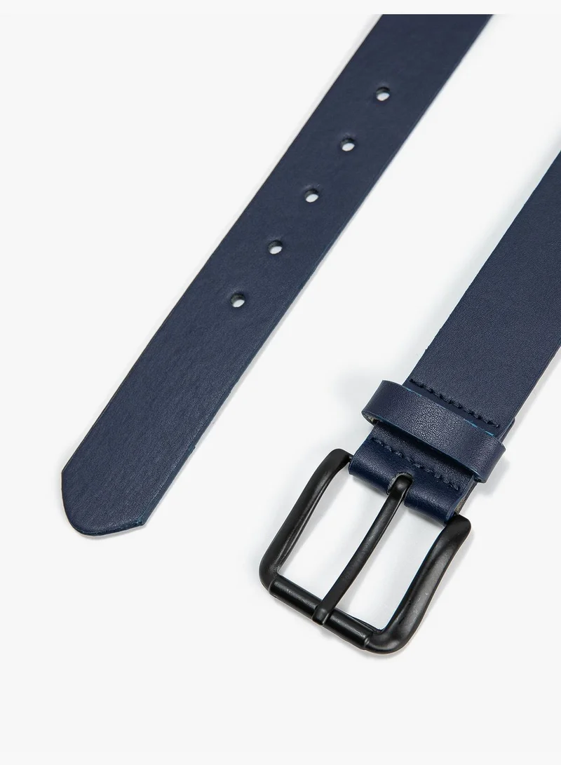 KOTON Faux Leather Buckle Detail Belt
