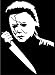 Astute Grace Michael Myers Halloween Creepy Horror Sticker for Car Window Laptop Skateboard Bumper Motorcycle 70 x 50 Inch White - Image 2