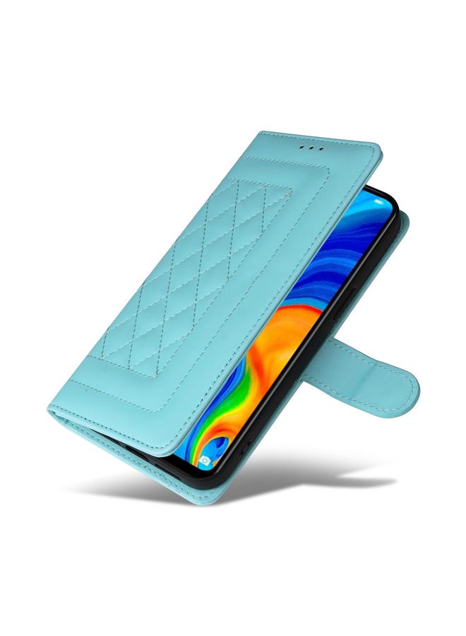 S-TOP Case For Huawei P30 Lite Diamond Lattice Leather Flip Phone Case - Image 5