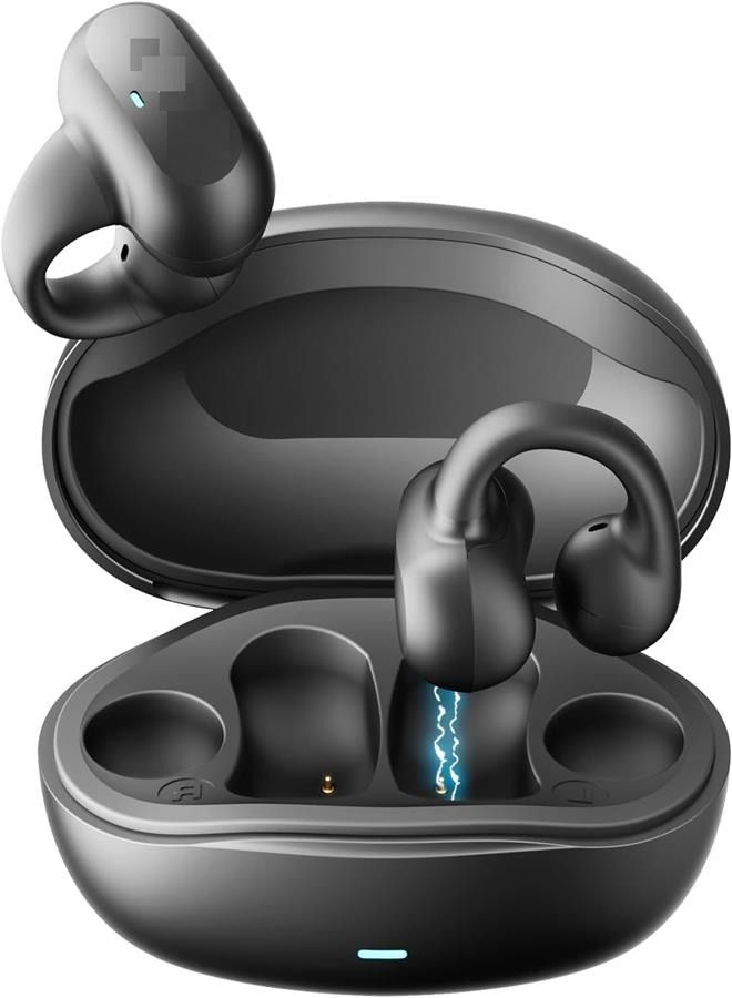Earring Wireless Earbuds Bluetooth 5.3 with Charging Case | Open Ear Headphones Compatible  - Image 1