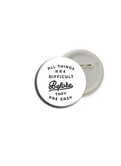 D2c D2C Motivational Quote Badges Set � 5-Pack | Inspirational Pins for Backpacks, Jackets, & Decor | 58mm  - Image 5
