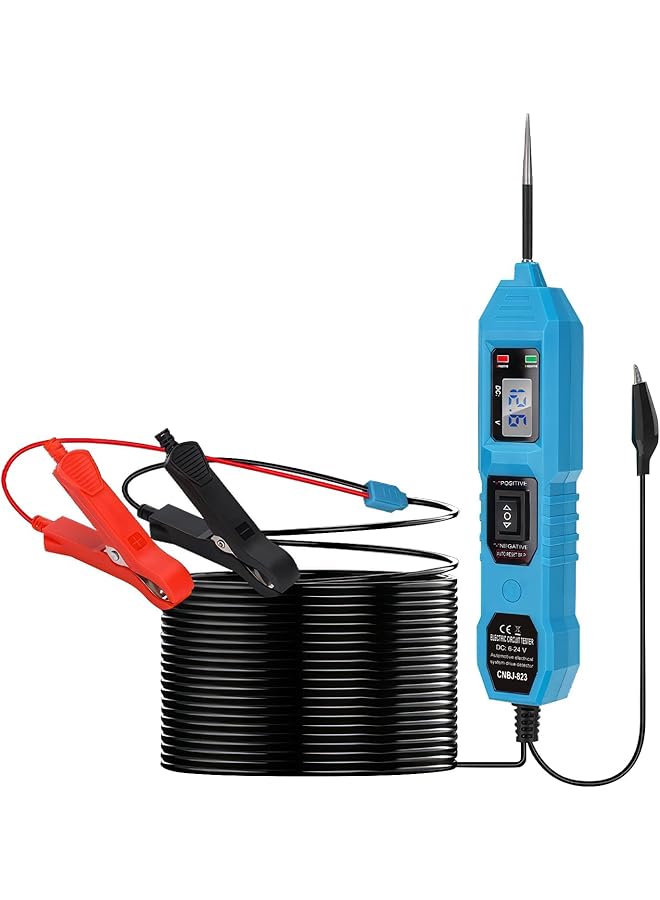 Automotive Circuit Tester, 3.5-36V Dc, Lcd Digital Display, Illuminating Lights, Dual Color Polarity Indicator, Bidirectional Voltage Tester, Fuse Tester Electric Tool For Car Repair - Image 3